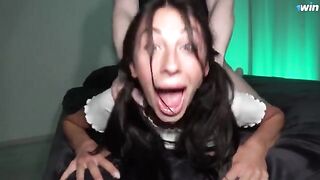 The girl is ready to do anything, even extreme sex