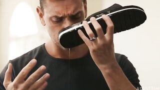 A girl knows how to make a decent blowjob and look soulfully