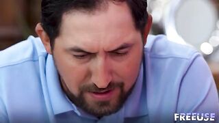 Today the guy decides where to fuck, and the brunette obeys