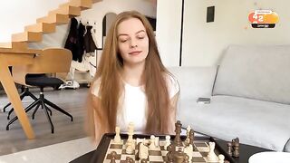 Showed how to move, and the girl was very happy
