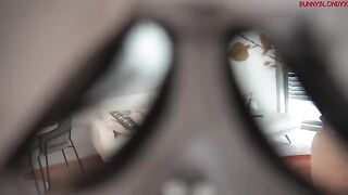 A girl received a guest and fucked with him in doggy style