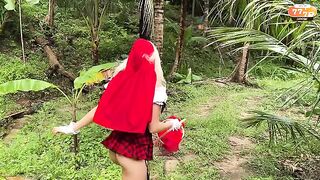 Little Red Riding Hood knew the business well, showcasing her skills in a steamy session
