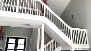 The guy found the G-spot in a girl and fucked her in ass