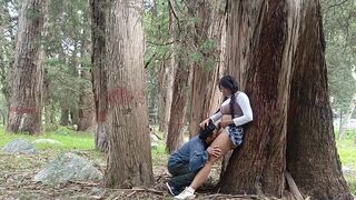 A forest is the perfect place for an old man to seduce anyone