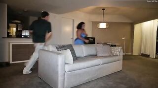 A fat black ass is being slapped and squeezed in this hot video