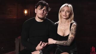 The girl experienced a orgasm tied up for sex