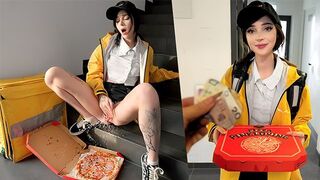 The guy came for the pizza and he came with passion