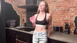 A girl deserves a reward for her amazing kitchen work