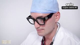 A gynecological examination turns into a passionate and intense encounter