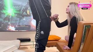A beautiful girl agreed to have sex in order to win a bet