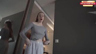 A sexy girl has a great body and big natural boobs, check it out!