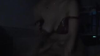 A gentle girl turned into a real bitch and began to fuck