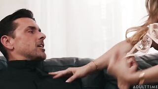 You can turn it up louder in the back, a steamy encounter on the couch with natural curves