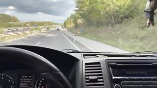A girl has sex with her hot Uber driver in the car