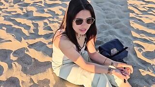 An empty beach isn’t the best spot for intimate moments