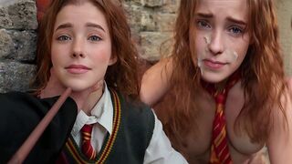 An extreme punishment for a dirty girl in the style of Harry Potter