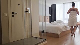 A girl is having anal sex and she is asking for more in the morning