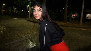 A cute Latina babe with a perfect body is begging for hard sex