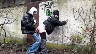 A girl was fucked in public by a stranger, it was amazing