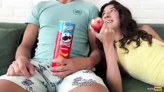 I teased the tip, then I took it deep in my pussy