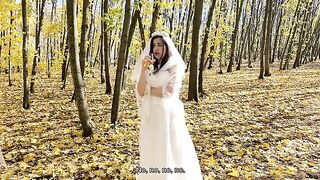 A wedding day is not a barrier for a cheating wife