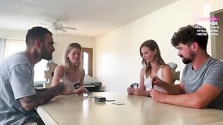 A card game with friends ended up in a crazy foursome