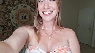 A shimmering breast massage oil film that does not contain any cracking scenes