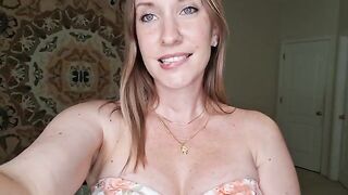 A shimmering breast massage oil film that does not contain any cracking scenes