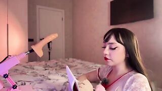 A hot Russian girl reaches multiple orgasms with a rubber toy