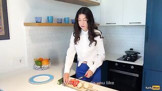 Babe Katty West gets fucked hard in the kitchen, here’s how