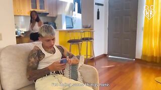 Hot Latina mom teaches her stepson the secrets of pleasure
