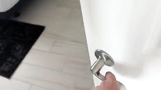 A new family member arrived, and my cock got bigger