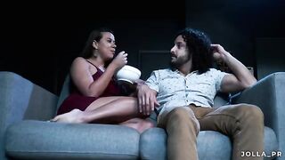 We made a cumshot in the cinema and the employee did not notice