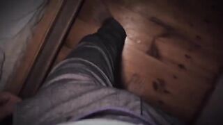 My big booty wife got caught playing with a dildo at night, but she rode my cock instead