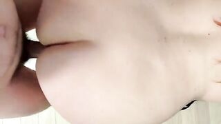 A fat ass MILF with huge boobs seduced us for anal sex