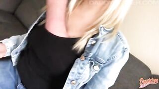 I filled my pussy with sperm in a steamy Girl POV scene