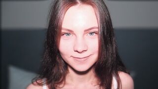 I couldn't stand it when my stepsister wore new underwear - Hot Riding and Facial