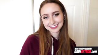 Petite Laney Grey loves huge cocks, as seen in her wild videos