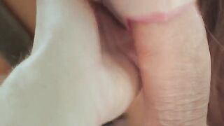 She loves such an orgasm! Morning sex with busty wife in 4K