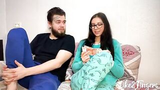 Cute stepsister allows to enter her tight asshole and taste it