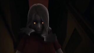 Red-eyed Alma Cowgirl Pose POV porn with a scary twist, featuring Ghost Girl