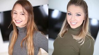 Tayler Sands and Akarra Summers flaunting their bodies and balls sucking skills