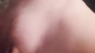 I play with her nipples then she fucks my face, a sensual and intense scene